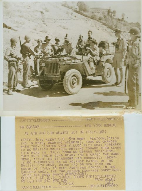 As 5th and 8th Armies Met in Italy