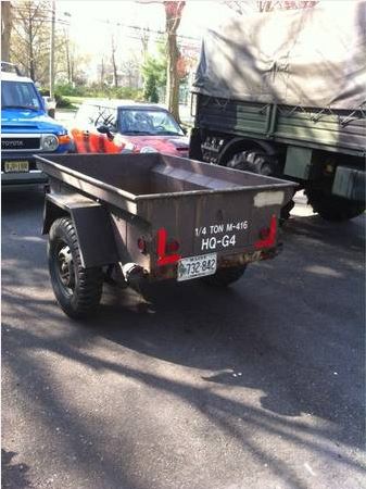 M416 1/4-ton trailer