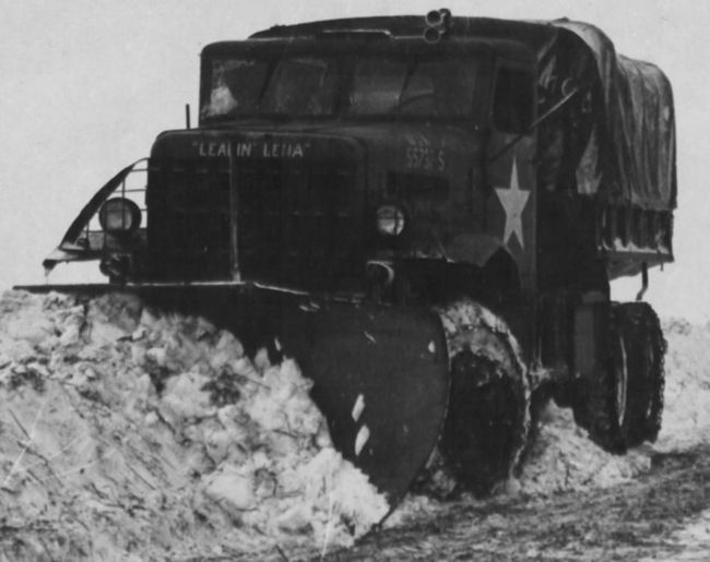 Snow removal 1945 style