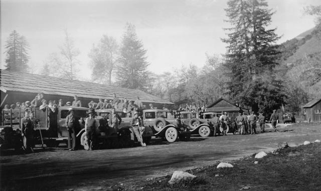 ccc_camp_pfeiffer_big_sur_with_enrollees_and_vehicles
