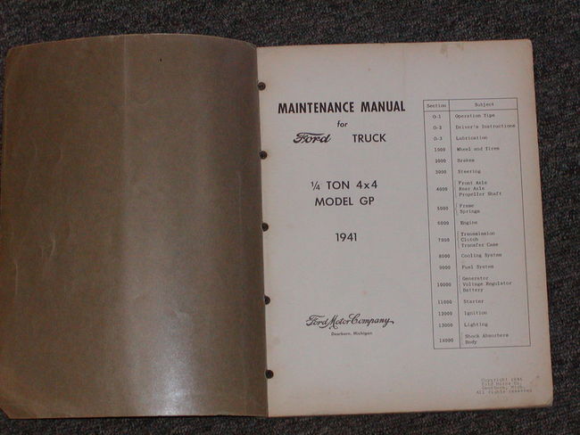 Maint. Manual Inside 1