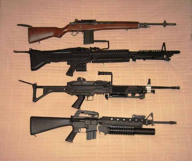 M14 M60 M249 M16 M203