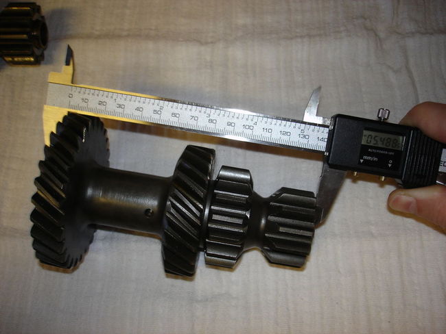 Cluster gear length