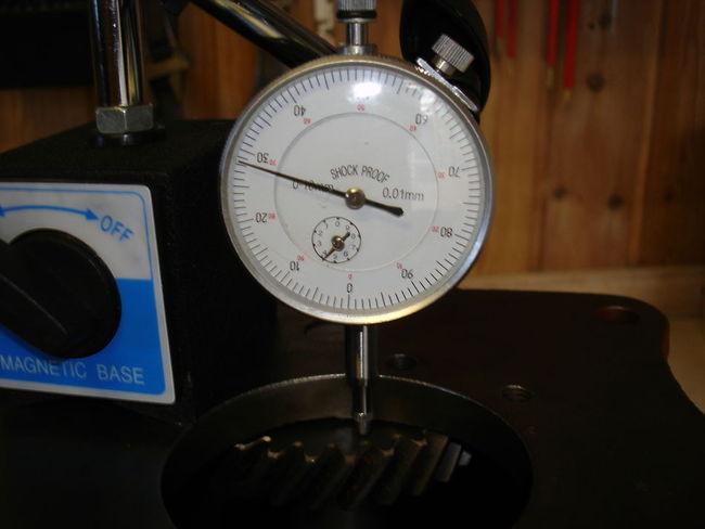 Cluster gear endplay