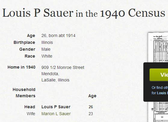 Louis P Sauer