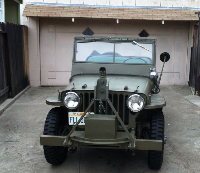 My jeep at home