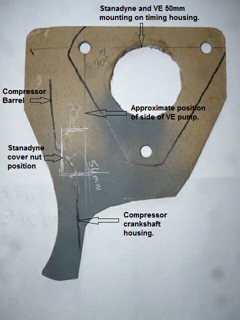 VE pump Template against QE compressor.