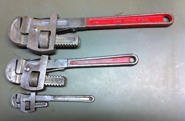 Stillson pipe wrenches - Plomb and Barcalo