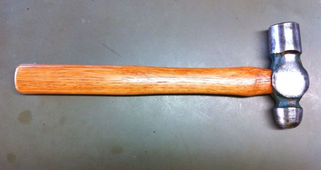 Another finished ball peen hammer