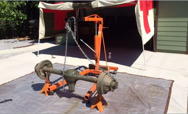 Rear Axle Housing and Leaf Springs