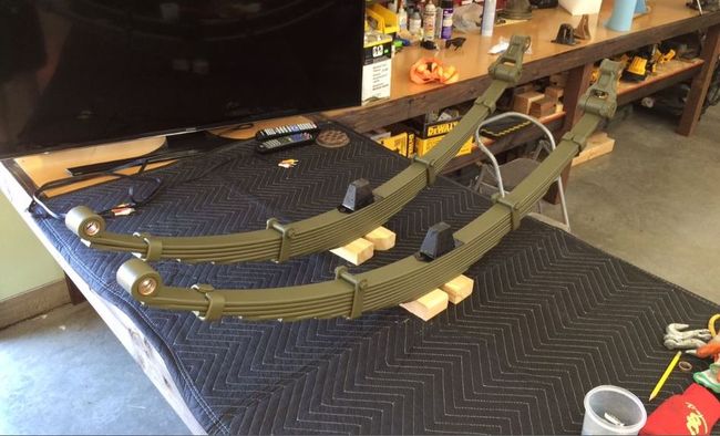 Rear Axle Housing and Leaf Springs