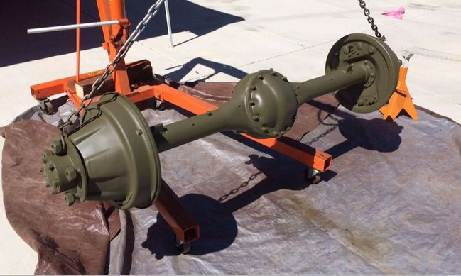 Rear Axle Housing and Leaf Springs