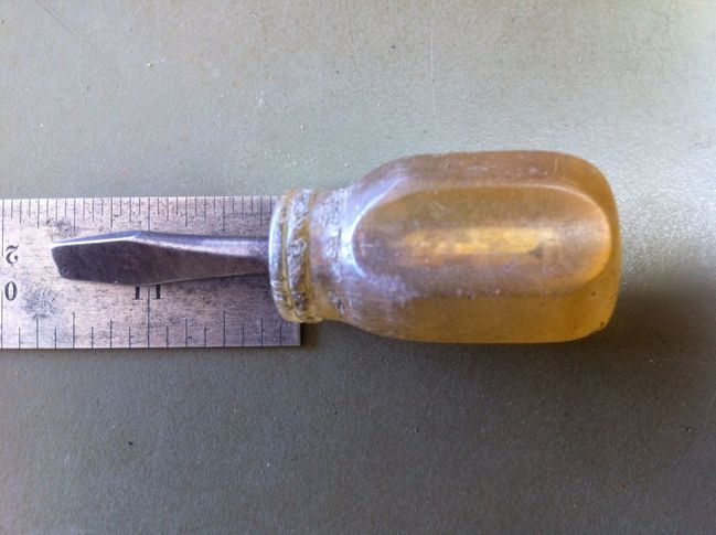 Unmarked stubby screwdriver