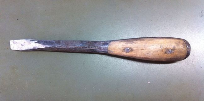 Extra heavy duty screwdriver after cleaning