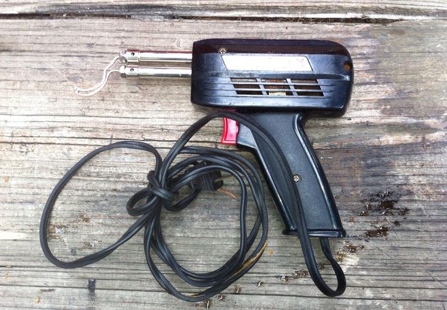 Weller gun with bent tip