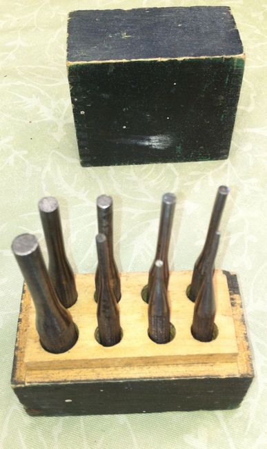 Mayhew punch set arrived