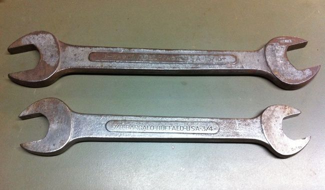 Barcalo Buffalo pad stamped double open end wrenches