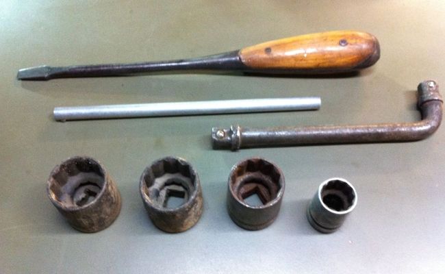 Tools from Tennessee with cosmoline