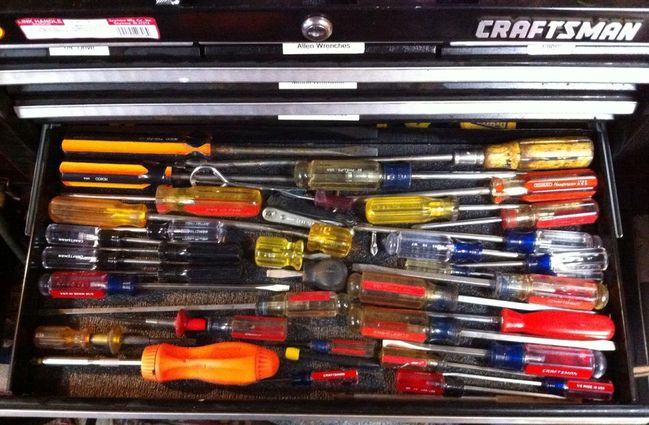 Updated Cabin screwdriver drawer