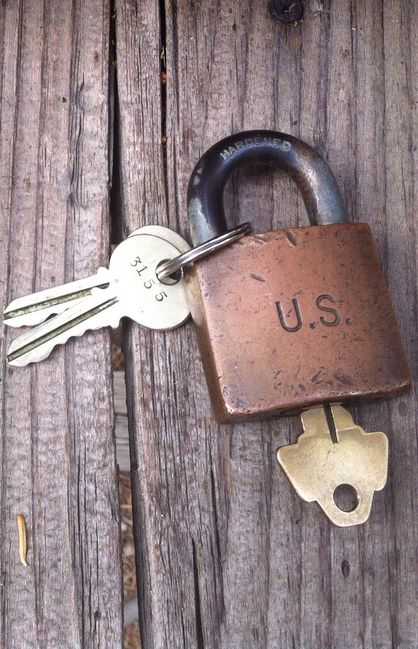 US lock with keys