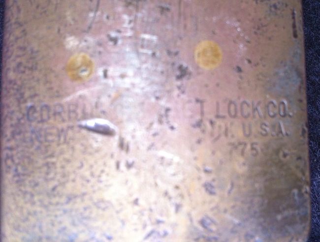 Corbin lock markings
