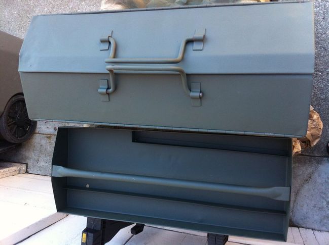 First coat of paint applied