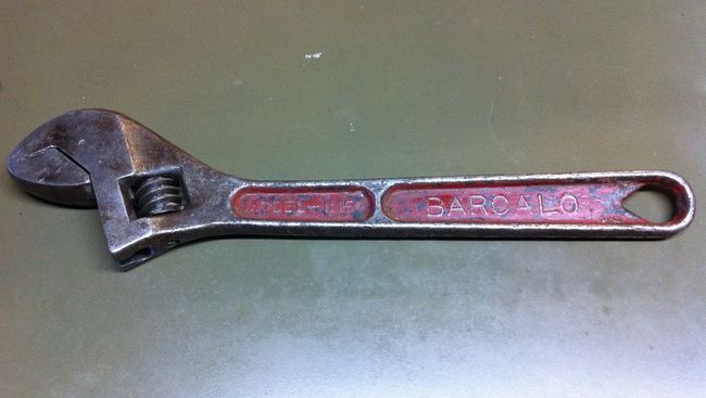 Barcalo large early 15&quot; adjustable wrench