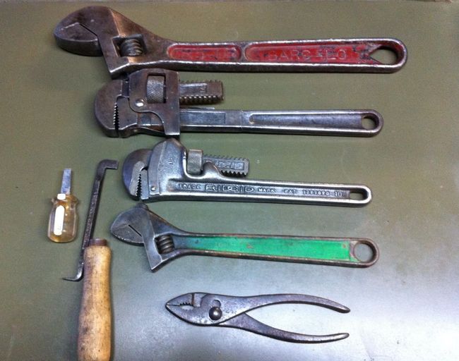 Sunday tools cleaned up