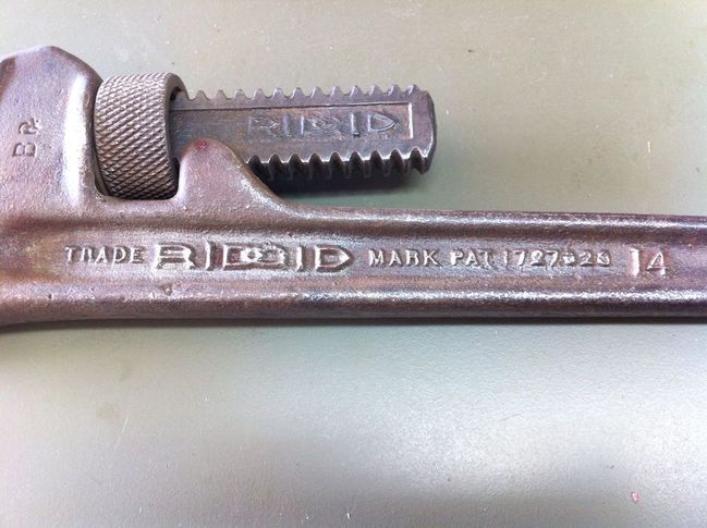 Ridgid 14&quot; pipe wrench