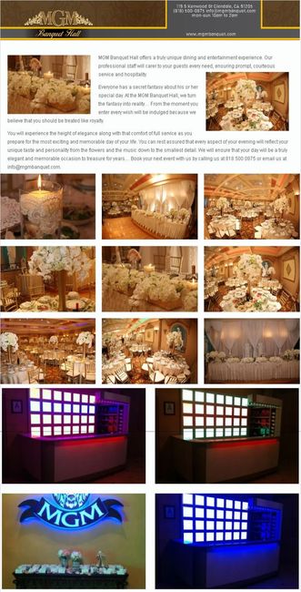 Wedding Venue Rentals Pasadena CA