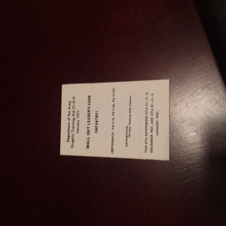 Leaders card