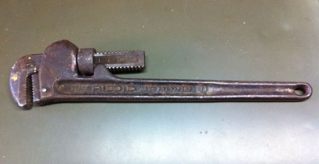 Ridgid 18&quot; pipe wrench