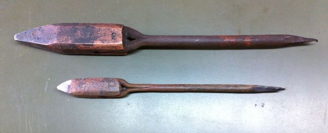 Two soldering irons