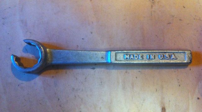Plomb flare wrench other side