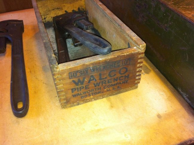 Walco box with wrenches