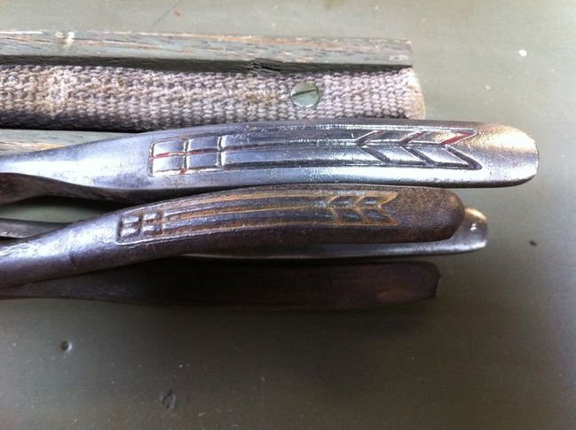 Champion DeArment handle pattern close up