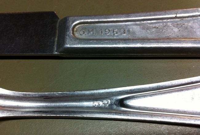 Silverware year markings