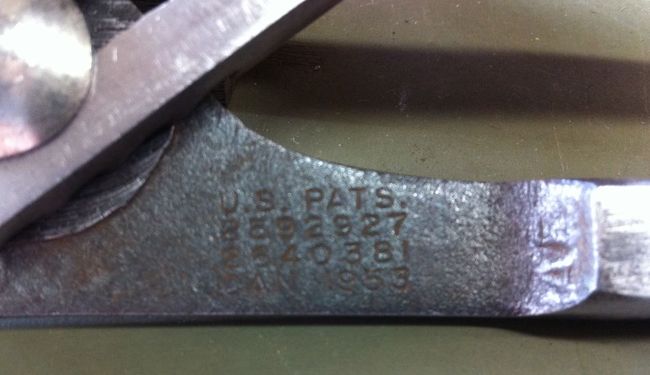 Channellock patent markings