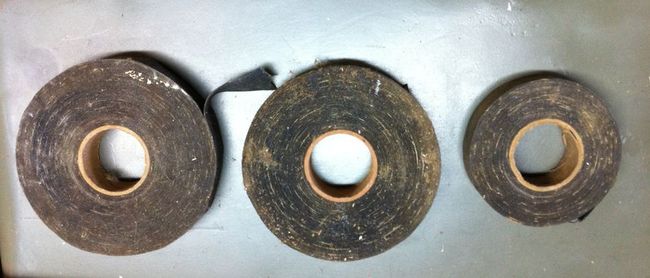 Vintage rolls of friction tape
