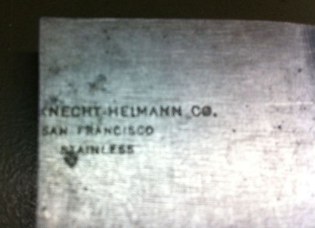 Putty knife markings