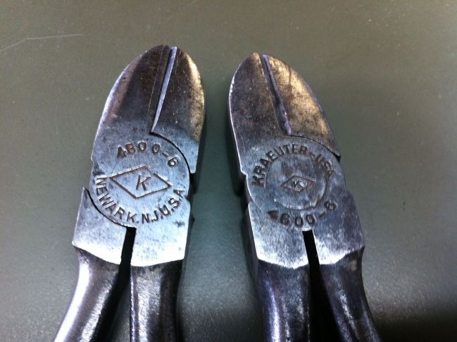 Kraeuter and Diamond K (Kraeuter) diagonal pliers