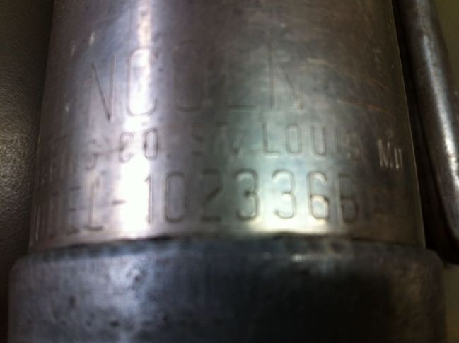 Lincoln model number stamped on barrel
