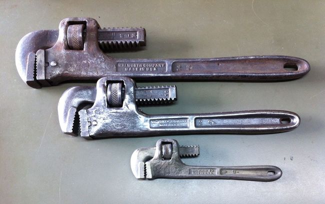 GMTK Walworth pipe wrench collection