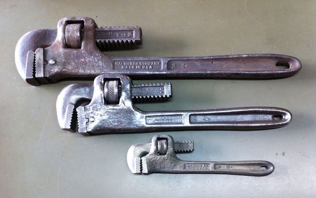 GMTK Walworth pipe wrench collection