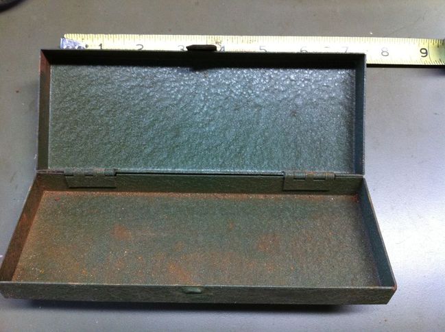 Small unmarked box