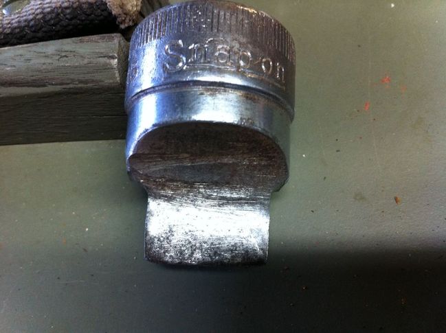 Snap on A15 showing grinding
