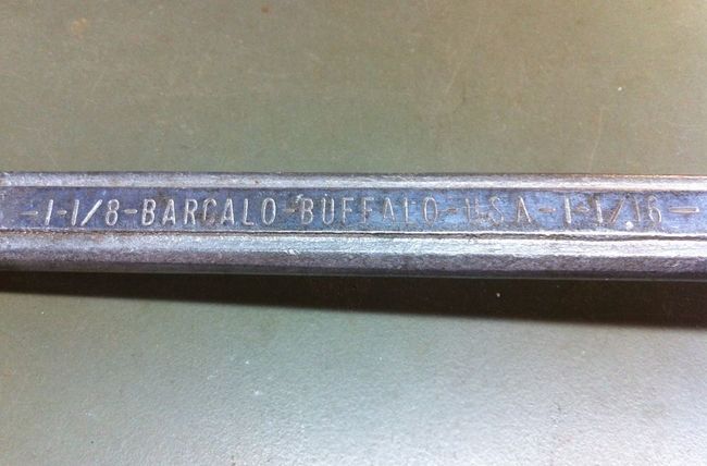 Barcalo 1-1/16&quot; X 1-1-8&quot; markings