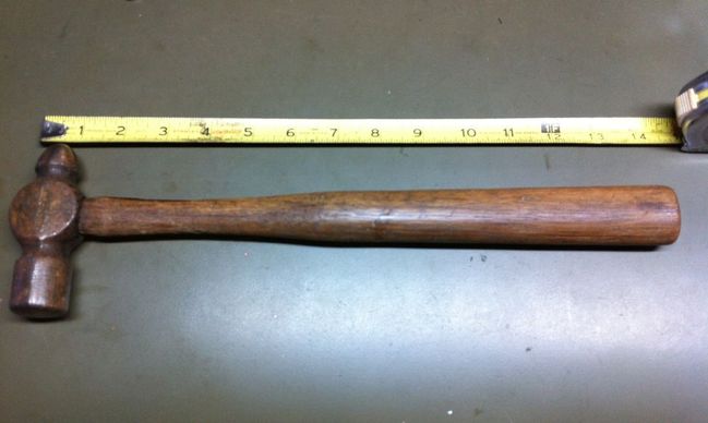 Fairmount 1lb hammer after cleanup