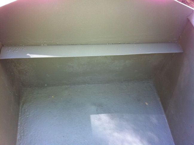 Shelf bracket repaired