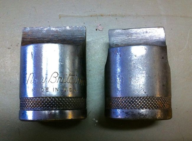New 1-3/16&quot; NB drag link bit on the left